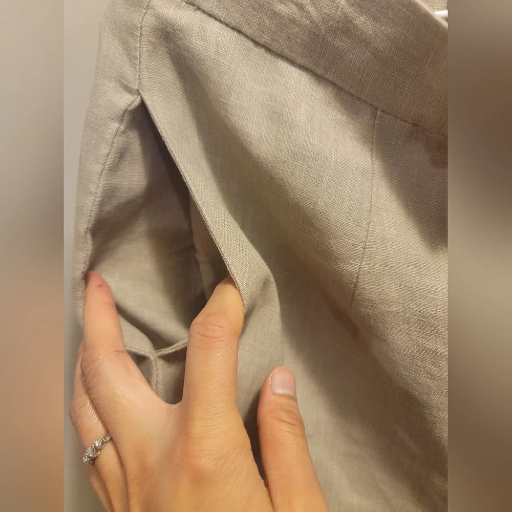 Biscote Taupe/Light Brown/Cream Trousers - Picture 4 of 9